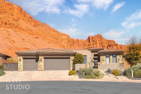 Welcome to your desert oasis in Ivins, UT that backs the reserve and has breathtaking views of the beautiful Snow Canyon State Park! Your views of the red rock will never be blocked! Experience the epitome of comfort in this beautifully crafted home ...