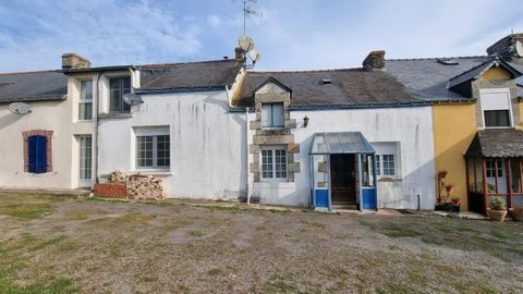 Offering someone a great opportunity, is this mid-terrace 2 bed house, in need of some work but could be a fantastic first time buy in Brittany.  The popular village of Rohan is just a couple of kilometres away where you will find all amenities, incl...