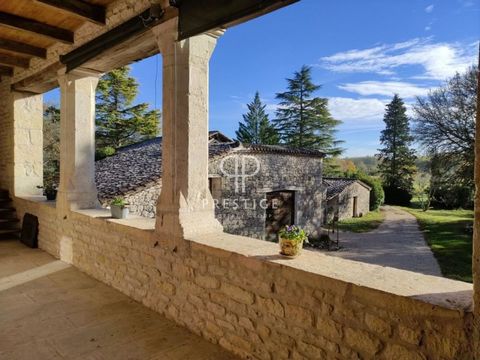 Magnificent fortified house dating back to the Seventeenth Century , with a beautiful set of Quercy stone outbuildings located on an exceptional site, in the middle of 25 acres of meadows and woodland. The property is accessed via a long private road...