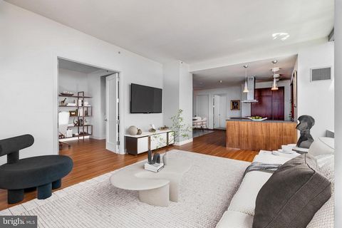 Stunning 3 bedroom, 3.5 bathroom flat at The Ritz Carlton Residences Philadelphia, one of the finest residential buildings in the city providing incomparable world-class service. Residence 45G features sleek hardwood flooring in the dining area, livi...