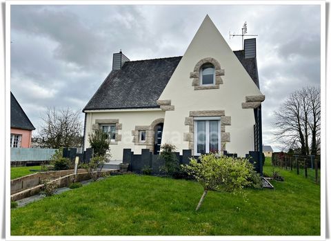 Dpt Morbihan (56), à vendre SAINT GERAND CROIXANVEC maison P5 de 117 m² - Terrain de 800 - Plain pied