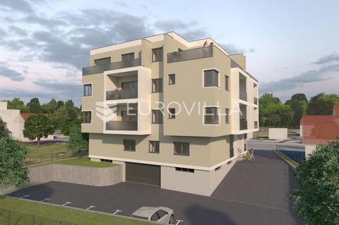Zagreb, Podsused. Three-bedroom apartment of high-quality construction, with a closed area of 57.71 m2 and an associated loggia of 8 m2. It consists of a living room and kitchen, 2 bedrooms, hallway, bathroom, and loggia. Apartment S6 is located on t...