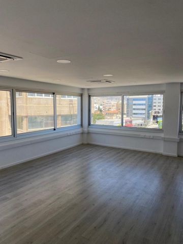 Located in Limassol. Office space available on one of Limassol's busiest intersections and within close proximity to the Town Centre.  This fully renovated open plan office is located on the fourth floor of a commercial building.  High quality interi...