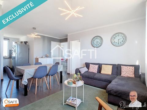 EXCLUSIVELY offered by SAFTI IMMOBILIER, this stunning ~63m² T4 apartment on the 5th floor with elevator in the heart of the Moulin à Vent district, within a 1960s residence. Designed with no wasted space, it features a bright living area of 20m², an...