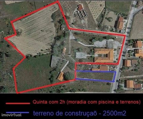 BUILDING LAND, LOCATED IN LOUSA, TORRE DE MONCORVO! If you are looking to live in a quiet area, this LAND is ideal to build your villa, close to the Douro River and with views of the mountains, enjoying the fresh air of nature. With 2500m2 of area, t...