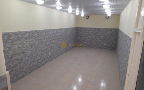 The premises are located in Vasil Shanto. General information Internal surface 81.86 m2 Floor 1. Organization 2 Toilets Other information The premises are offered empty. Very good investment opportunity for storage facilities. Regular mortgage docume...