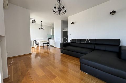 Split, Blatine, Simićeva street, comfortable two-room apartment available for a period of at least 1 year. Laid on a high floor of a skyscraper, with 2 new elevators. It consists of two bedrooms, a bathroom, a hallway, a kitchen, a dining room and an...