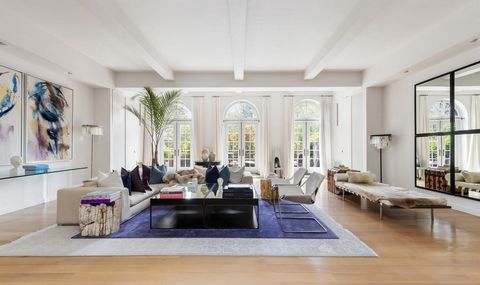 This grand and luxurious duplex penthouse occupies the top two floors of the historic Whitman Mansion and offers over 9,500 square feet of indoor/outdoor living space with 4 terraces and unobstructed views overlooking Madison Square Park! A private k...