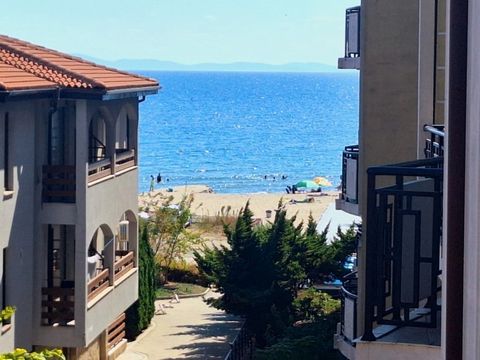 We offer you for sale stylishly furnished 1 bedroom apartment on the first sea line in Bulgaria. Complex 