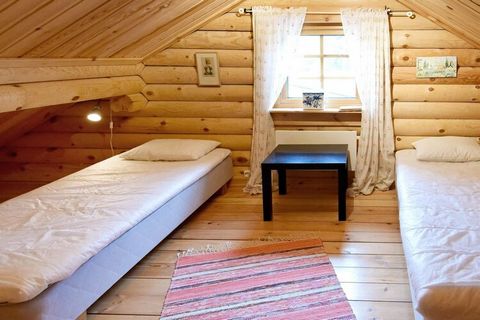 Gut ausgestattetes, wohnliches Holzhaus in wunderbarer Lage, nur 30 m vom plätschernden Bach Saldalsbäcken. Genießen Sie hier erholsame und entspannende Urlaubstage in der Natur! Zum Haus gehört eine separate, holzbefeuerte Sauna. Im Haus wurden alle...