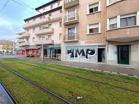 Situé 60, route de Genève à AMBILLY, juste en face du tram, belle arcade commerciale de 70m2 offrant la possibilité de plusieurs activités (nous consulter) comprend une pièce principale de 67m2 et un wc avec lave-mains d'environ 3m2. En annexe, une g...