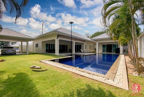 Nice 4 Bedroom, fully furnished pool Villa in Soi 88 just 10 minutes drive to Hua Hin centre. The villa features are 3 bedrooms, 2 bathrooms in the main house along with a open plan living, dining and kitchen area. There is also a 1 bedroom and 1 bat...