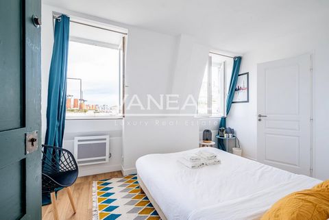 In the heart of the Village of Auteuil, at the foot of shops and transport, charming service room on the 7th floor by elevator of a good quality old building. Renovated in 2023, it benefits from calm and a clear view. 10,16sqm bedroom and 2,32sqm sho...