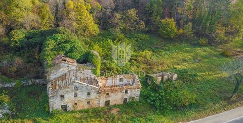 Location: Istarska županija, Oprtalj, Oprtalj. Istria, Oprtalj, surroundings Just a few minutes' drive from the beautiful towns of Oprtalj, Grožnjan and Momjan, located in a quiet Istrian settlement, there is this excellent building plot with ruins! ...