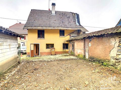 Ideal 1. Kauf oder Zweitwohnung, Einfamilienhaus zum Renovieren. 85 m2 Wohnfläche auf 31 Hektar Land (teilweise in Hanglage) mit Garage und Nebengebäude. Nähe zur Schweizer und elsässischen Grenze. Gelegenheit zu ergreifen. Features: - Garden