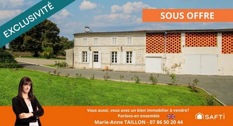 Charmante maison charentaise avec dépendances et grand terrain arboré