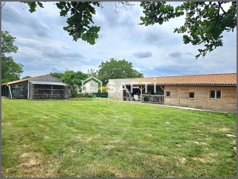 Terrain de 1334 m² avec 2 dépendances, viabilisé.