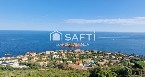 En plein cœur de l'Estérel, vue mer à 180°