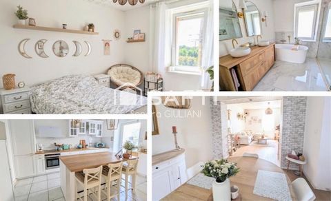 Maison avec 4 chambres, 2 terrasses et grand jardin !