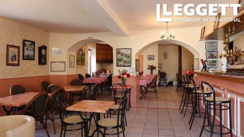 76180FPL17 - Located in a pretty village on the picturesque “Route Verte” which stretches from Royan along the Gironde estuary to Blaye, the bar & brasserie sits next to the 12th century Romanesque church and across the street from the butcher, gener...
