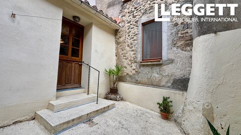 A26646JTU66 - Nestled in the heart of Estoher this I bedroomed property offers a cosy and convenient lock-up-and-leave and just 35km from Perpignan and its airport and only 54km to the nearest beach and 60km to the ski slopes. Information about risks...