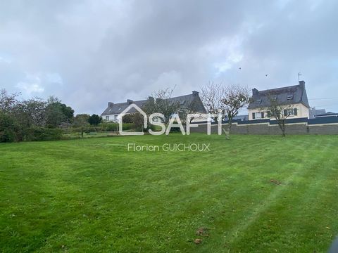 For sale in the town of Ergué-Gabéric, a limited building plot of 849 m² facing south, which will be serviced by the owner. The land is free of builders and results from a plot division and is in a dead end, thus offering a peaceful setting while rem...