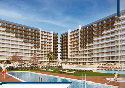 NEW BUILD RESIDENTIAL COMPLEX IN PUNTA PRIMA New Build residential complex of 220 apartments in Punta Prima, Torrevieja. Apartments with 2 and 3 bedrooms and 2 bathrooms, open plan kitchen with living room, fitted wardrobes, all of them with large te...