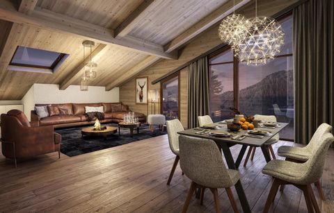 Luxury modern mountain styled apartment Chatel, at the 