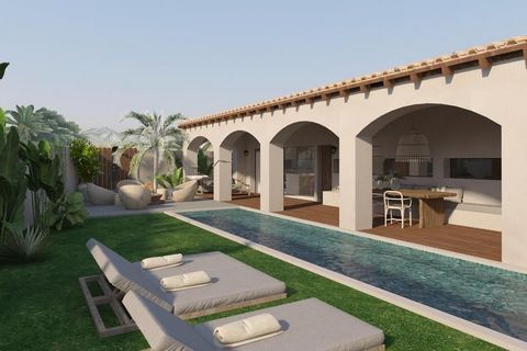 Opportunity ! The house is being designed and includes 3 doble bedrooms, one of which is en suite, 3 bathrooms, American kitchen with living room, large terrace, parking and garden (swimming pool and solar plate are optional). The price is for the ho...