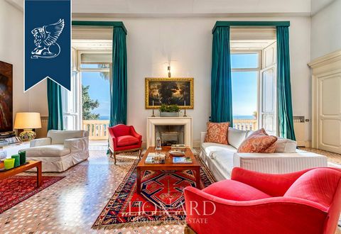 This luxury flat, situated in a prestigious Art Nouveau building in Naples, dating back to the 1900s, boasts 350 sqm of elegant interiors and a stunning panoramic balcony with a 16 sqm terrace. The property features exquisite finishes such as 's...