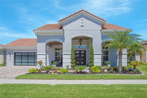 Prepare to be enchanted by the captivating allure of this impeccably maintained masterpiece, where gated living harmoniously blends with panoramic golf and water views! Nestled gracefully overlooking the Eagle Creek championship golf course, this res...