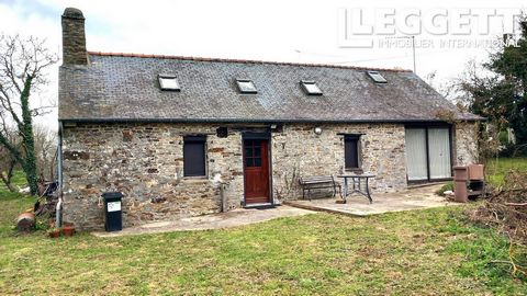 A27584DSE35 - Fully habitable stone cottage with 2/3 bedrooms plus large stone dependence ready for use as a gite or as a large workshop studio all situated in a small hamlet close to the village of Thourie and the towns of Chateaubrint and Bains de ...