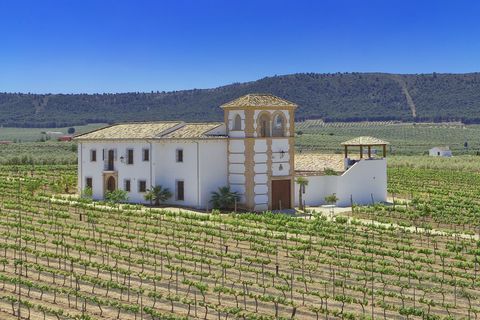 Experience the pinnacle of luxury living with this exquisite Cortijo and vineyard estate, located in the picturesque region of Mollina, only a 15 minute drive to Antequera, and less than an hour to Málaga international airport. This stunning Cortijo ...