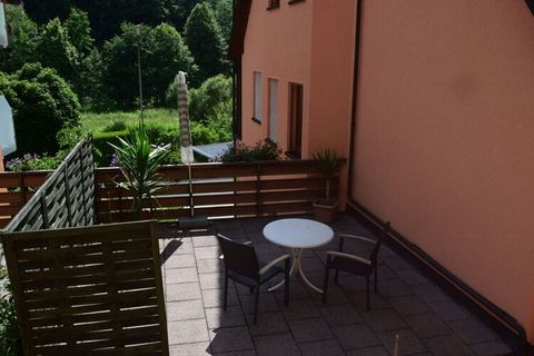 The holiday apartment is located in the heart of Franconian Switzerland between Pottenstein and Gößweinstein. Our house, which includes the holiday apartment, is located on the idyllic edge of the forest, directly on the Püttlach. A lovingly and gene...
