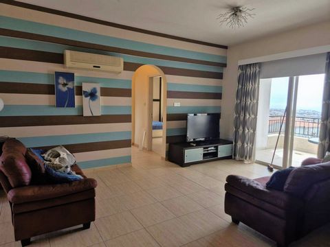Located in Paphos. A lovely and spacious 2 bedrooms and 2 bathrooms apartment in a quiet neighborhood in Tala. Open plan design, fully furnished and equipped with AC units in all rooms The master bedroom has en suite facilities, there is allocated co...