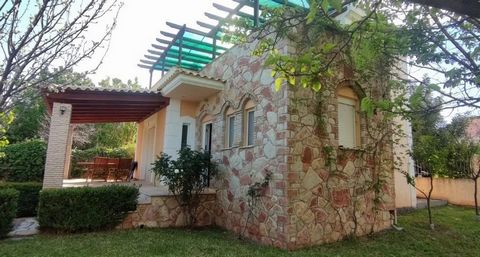 For Sale: Detached House in Magoula, Eretria Property Description: Type: Detached House Size: 100 sq.m. Plot Size: 450 sq.m. Bedrooms: 2 Bathrooms: 2 Floor: 1st (Ground & Basement) Condition: Brand New (Year Built: 2008) Energy Class: A+ Style: Stone...