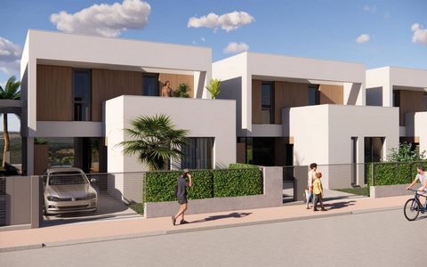 Villas in Santa Rosalía Resort, Torre Pacheco, Murcia An exclusive urbanization made up of 11 individual homes, each one with 3 bedrooms and 3 bathrooms, open concept, living-dining room, kitchen with island, private pool, basement, parking space wit...