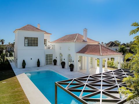 Nestled in the esteemed neighborhood of La Cerquilla, this villa stands as a testament to unparalleled luxury. This exquisite property, with its classical architecture reminiscent of French provincial style, graces the heart of the Golf Valley, just ...