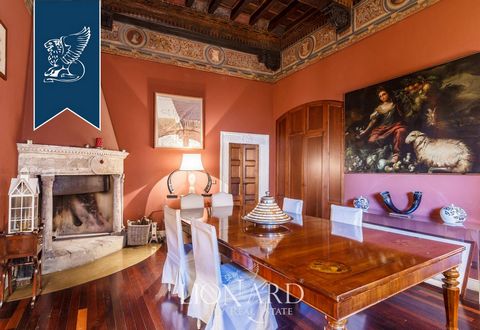 This palace for sale dates back to the 12th century in the close proximity of the Tiber Island. This three-storey estate has an internal courtyard; the main door leads to a big foyer connecting various rooms, including a beautiful state hall and a li...