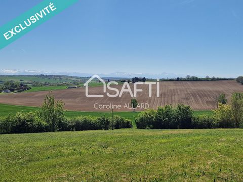 Come and discover this south-facing 3500 m² building plot in the hills. The land is planted with trees, has no neighbours and offers views of the Pyrenees.