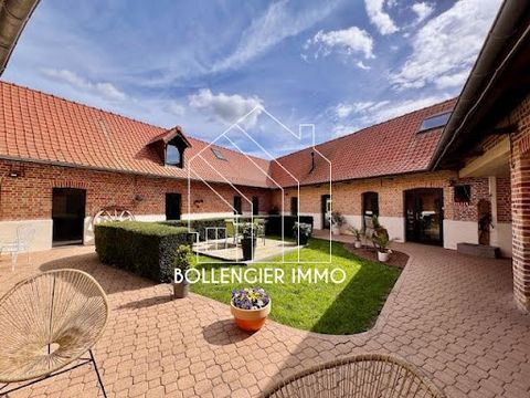 Only at Bollengier Immobilier this real favorite 15 minutes from Hazebrouck and 10 minutes from Merville. Small farmhouse of 202 m2 full of charm in the countryside, built on 3800 m2, it will seduce you with its volumes, combining character and moder...