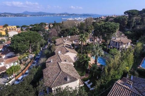 Magnifico alloggio di 95 mq sito in à Saint Tropez. ArraySarà perfetto per un soggiorno turistico e potrà ospitare fino a 2 persone. 6 persone. Si trova a pochi minuti dal centro di Saint-Tropez e dalla spiaggia. Benvenuto! La villetta a schiera disp...