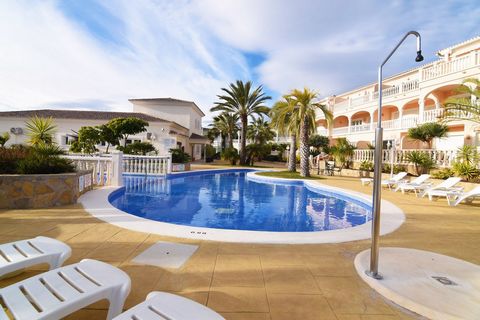 1 bedroom apartment in Benissa Costa, with comunal pool and beautiful open views, just 1 km distance to the beach. This 81 sqm apartment, is situated on the ground floor, Southeast facing, just 1 km distance to the beach, 830 m distance to supermarke...