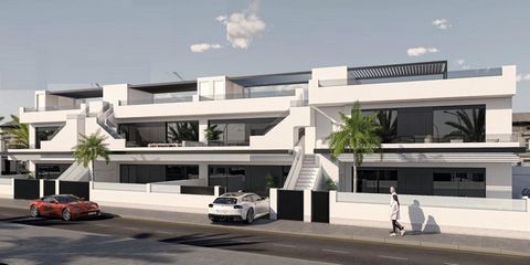 NEW BUILD BUNGALOW APARTMENTS IN SAN PEDRO DEL PINATAR New Build residential complex of beautiful modern 3 bedrooms bungalow apartments in San Pedro Del Pinatar . The ground floor bungalow have a terrace with private pool. The top floor bungalow have...