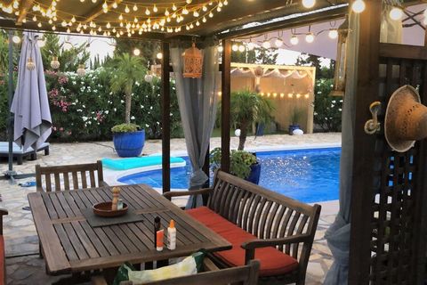 Enjoy a pleasant holiday vacations in this spacious holiday home that has a private swimming pool for enjoying refreshing dips and beach towels. There are lovely terraces around the pool where you can unwind and relax. This place is ideal for a vacat...