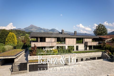 This luxury chalet complex is being built in a sunny and tranquil location in Reith bei Kitzbühel with unobstructed views of the Kitzbüheler Horn. Chalet 1 Size approx. 372 m² Storage approx. 28 m² Balcony/terrace approx. 112 m² Garden approx. 131 m²...