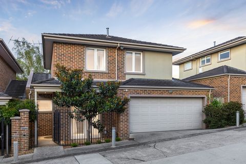 Defined by impressive proportions both inside and out and an elite level of quality, this stunning contemporary brick residence provides a serene and stylish sanctuary for relaxed indoor-outdoor living and entertaining on the very edge of Ashburton V...