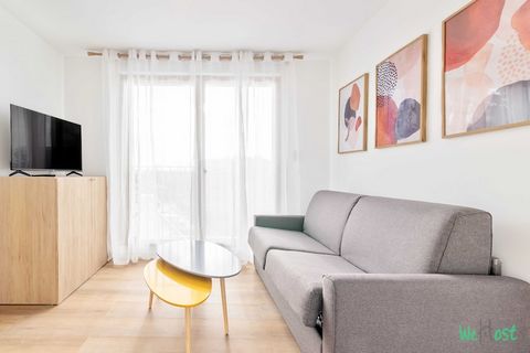 Checkmyguest oferuje Ci ten ekskluzywny apartament o powierzchni 63 m², idealny dla 6 osób, z balkonem i parkingiem w cenie. Nowoczesny, przestronny i klimatyzowany, oferuje wszystko, czego potrzebujesz do komfortowego pobytu. Położony w Champigny-su...