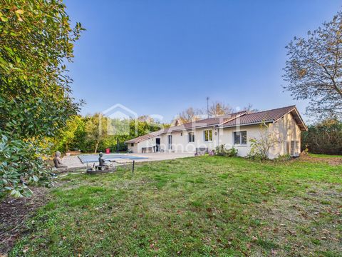 Maison plain-pied 5 pièces – 112 m² – Terrain 826 m² – Piscine – Le Pian-Médoc