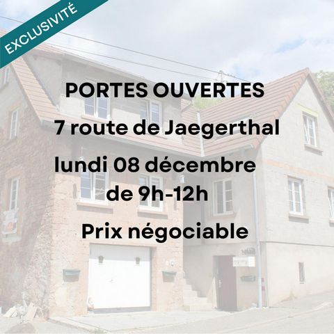 Portes ouvertes le 08 décembre - prix négociable
